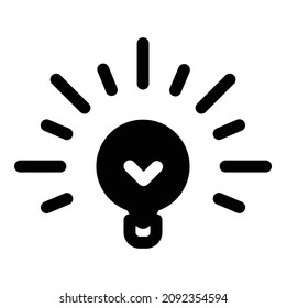 Icono De Bombilla De Iluminación Isolación En Fondo Blanco