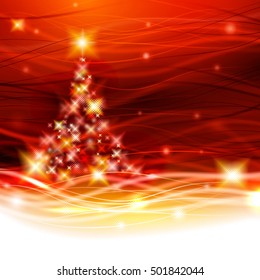 lighting christmas tree