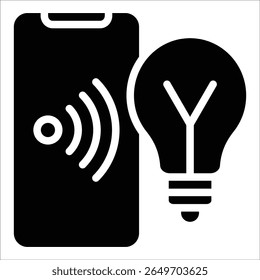 Lighting Control Icon Element For Design