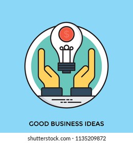 
Lighting dollar bulb in hands symbolizing business idea
