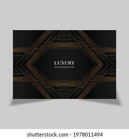Lighting Effect Golden Black Spark Luxury Gradient Background Design Template