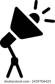 Icono de equipo de iluminación Vector