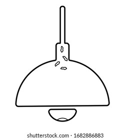 Icono de la luz de techo de fijación de luces
