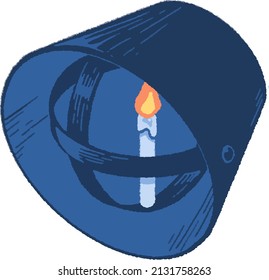 A lighting fixture that keeps candles upright