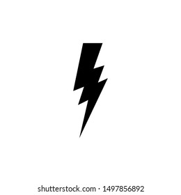 Lighting. Flash icon isolated on white background. Flash icon simple sign. Energy and thunder electricity symbol vector sign isolated on white background.