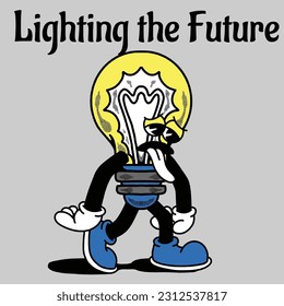 Lighting the Future With Lamp Groovy Character