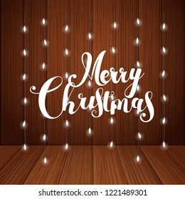 Lighting garland with logo
