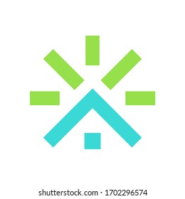 Lighting House Architecture Business Company Vector Logo Design