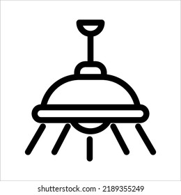 lighting icon on a white background