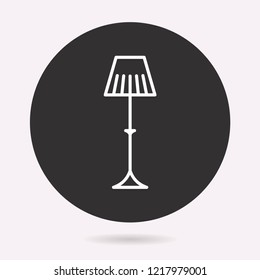 Lighting icon. Vector illustration isolated. Simple pictogram for graphic and web design.