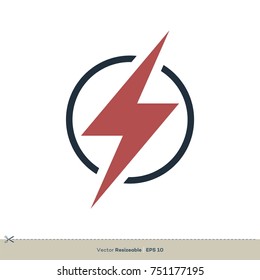 Lighting Icon Vector Logo Template Illustration Design. Vector EPS 10.