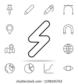 lighting icon. Web icons universal set for web and mobile