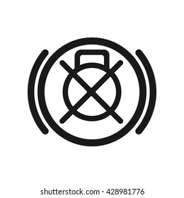 lighting l icon Vector Illustration on the white background.