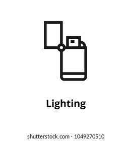 Lighting Line Icon