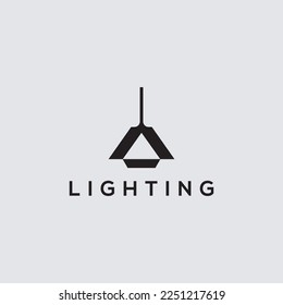 lighting line vector logo template art eco energy power electricity idea concept