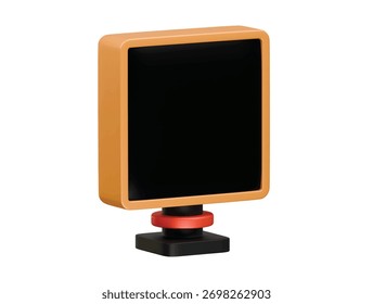 lighting mini icon 3d illustration render