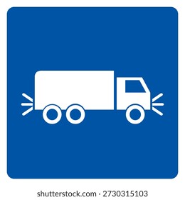 Lighting Sign Before Get Off Symbol Sign, Vector Illustration, Isolate On White Background Label.EPS10