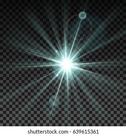 Lighting spark. Vector Illustration.