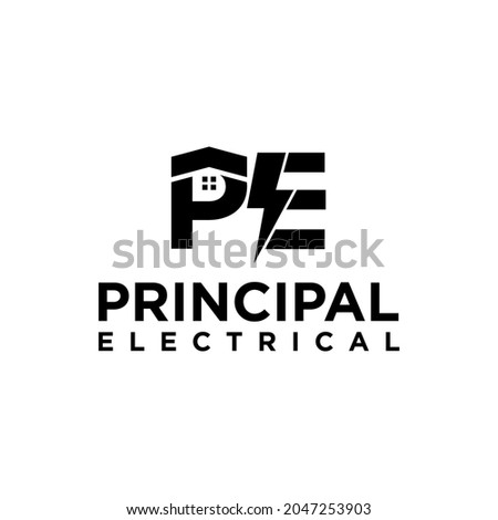 Lighting Thunder Bolt. Electric Bolt Letter Logo Vector Illustration