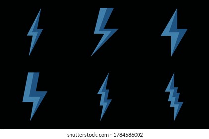 Lighting thunderbolt flash shine background