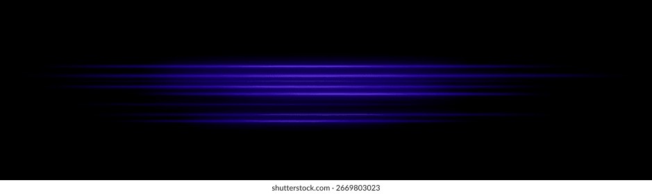 Lightline. Horizontal layered beams forming wide blur with symmetric flow. Composition evokes fast movement and glowing streak on dark backdrop.