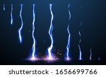 Lightning animation set with sparks