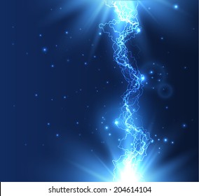 Lightning background. Vector eps10