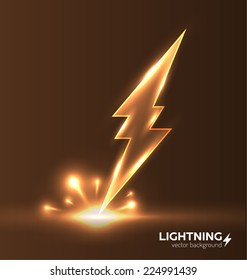 Lightning background. Vector eps10.