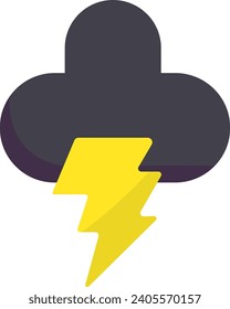Lightning Bad Weather Vector Illustration