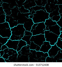 lightning. blue mesh. abstract cobweb. black background.