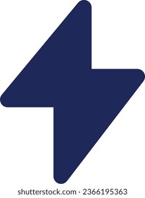 Lightning bolt black glyph ui icon. Internet speed. Latest news. Hot offer. User interface design. Silhouette symbol on white space. Solid pictogram for web, mobile. Isolated vector illustration