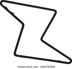 ilustración del vector de icono blanco y negro