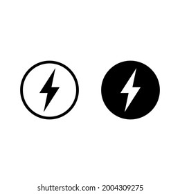 Lightning bolt button for apps and web sites