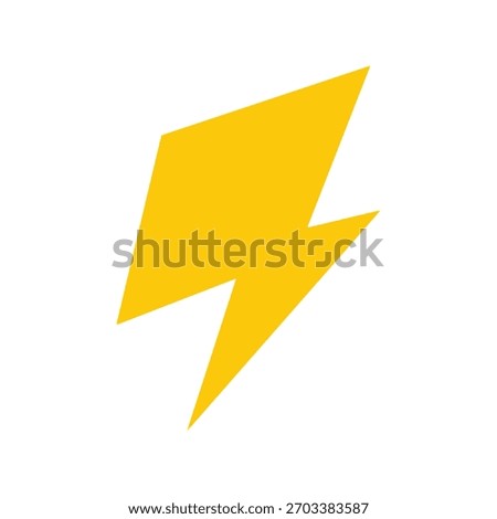 lightning bolt cartoon design element