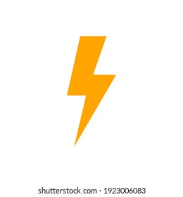 lightning bolt of color style design vector template