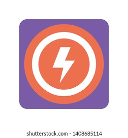 Lightning Bolt and Electricity Icon