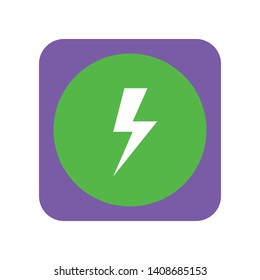 Lightning Bolt and Electricity Icon