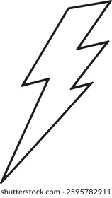 Lightning bolt eps isolated transparent