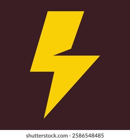 Lightning bolt flash electricity symbol