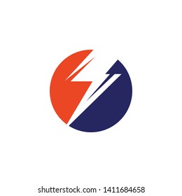 Lightning bolt flash thunderbolt icon vector