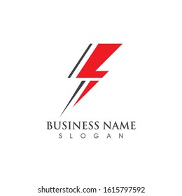 Lightning bolt flash thunderbolt icons vectors