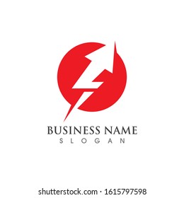 Lightning bolt flash thunderbolt icons vectors