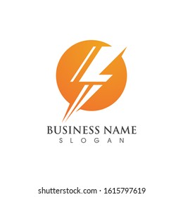 Lightning bolt flash thunderbolt icons vectors