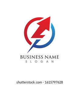 Lightning bolt flash thunderbolt icons vectors