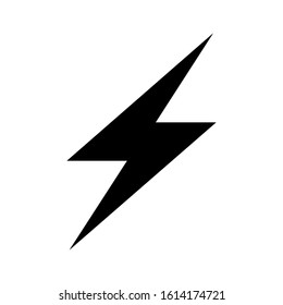 lightning bolt icon design vector template