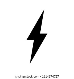 lightning bolt icon design vector template