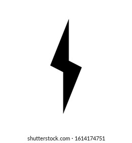 lightning bolt icon design vector template