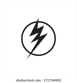 Tornillo relámpago   diseño de iconos. ilustración vectorial