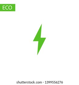Lightning bolt icon. Lightning, electric power vector logo. Lightning bolt illustration isolated vector. Lightning bolt flat icon. Flash thunderbolt. Lightnings bolts icon EPS 10. 