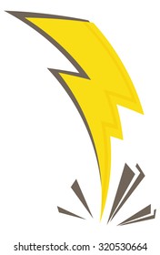 Lightning Bolt Icon - Illustration